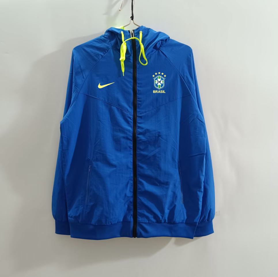 BLUE BRAZIL WINDBREAKER