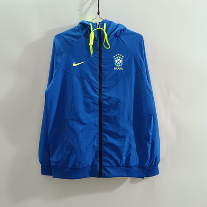 BLUE BRAZIL WINDBREAKER