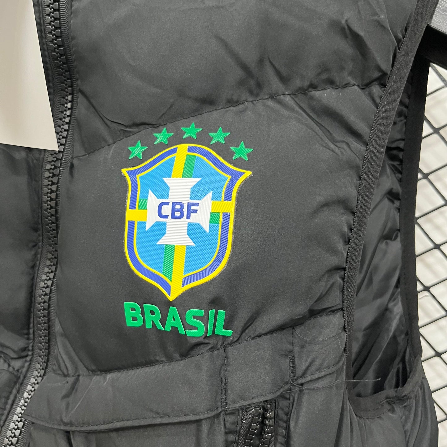 Brazilian national team sleeveless jacket