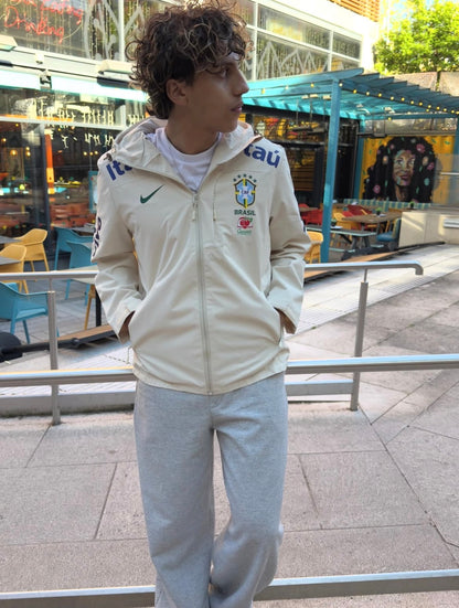 BRAZIL BEIGE WINDBREAKER