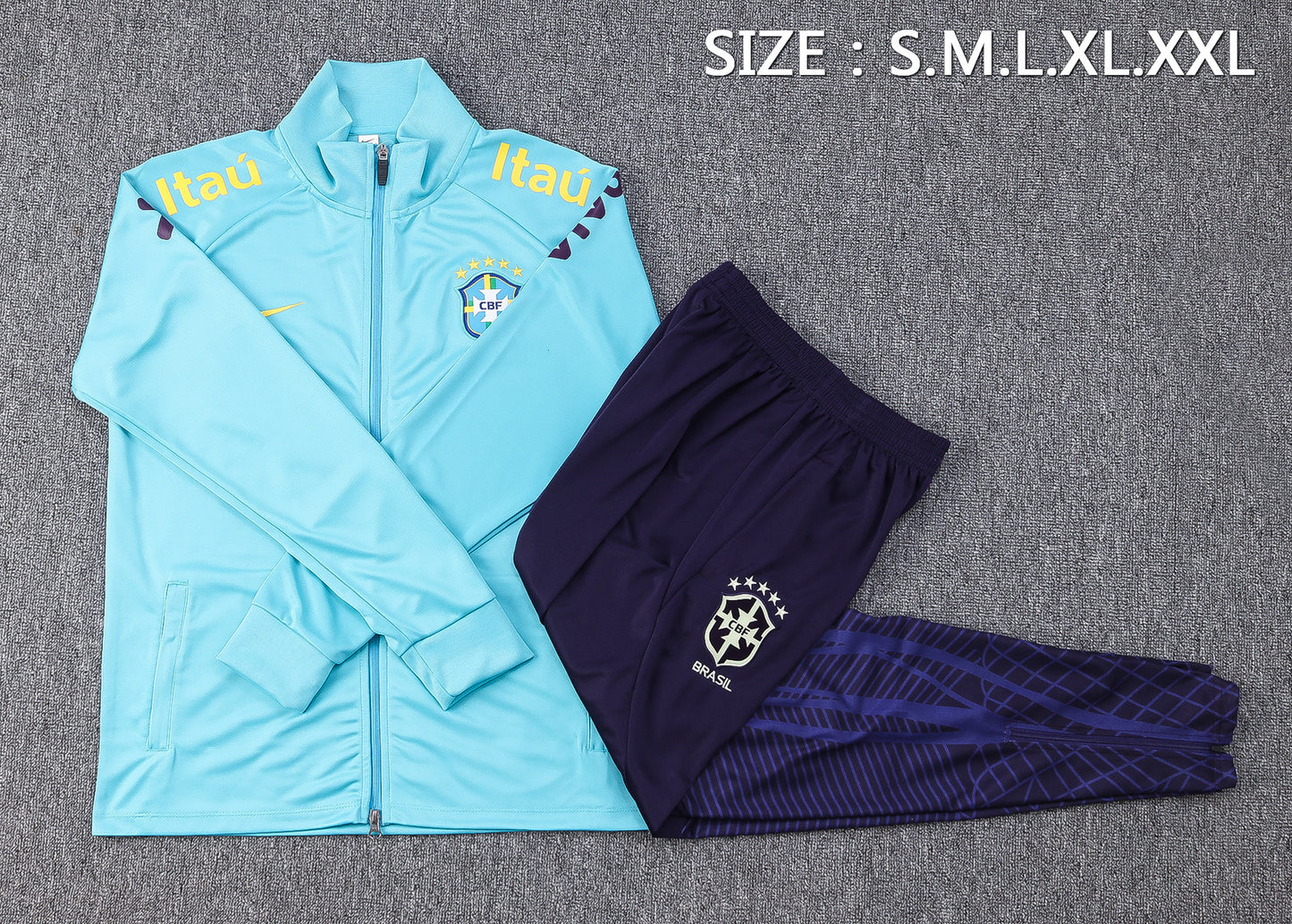 BRAZIL TRAINING SET JACKET AND TRAINING PANTS
