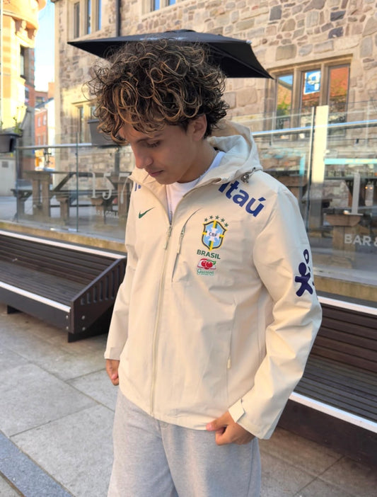 BRAZIL BEIGE WINDBREAKER