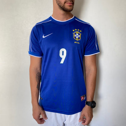 BRAZIL RONALDO BLUE JERSEY