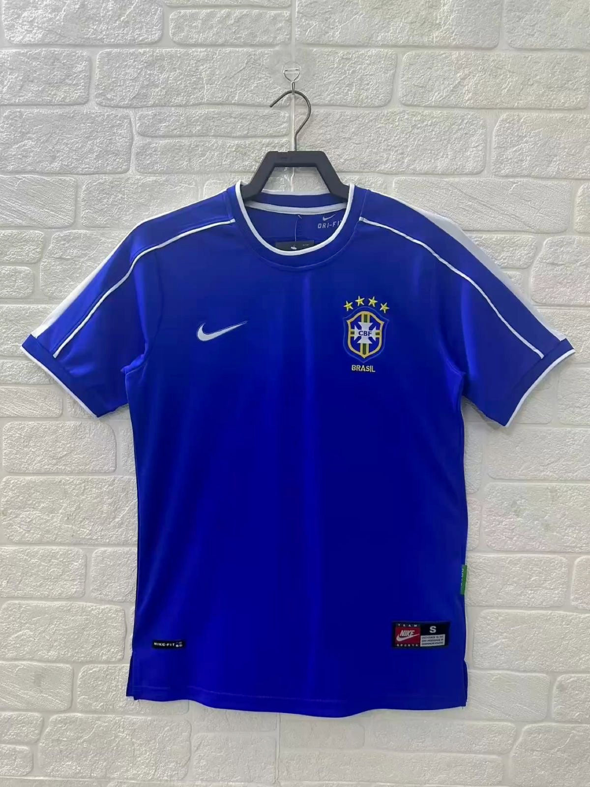 BRAZIL RONALDO BLUE JERSEY