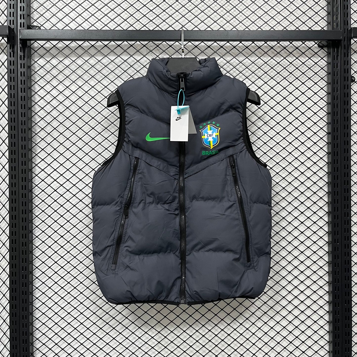 Brazilian national team sleeveless jacket