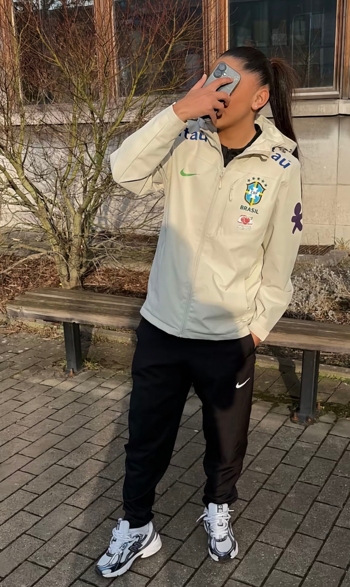 BRAZIL BEIGE WINDBREAKER