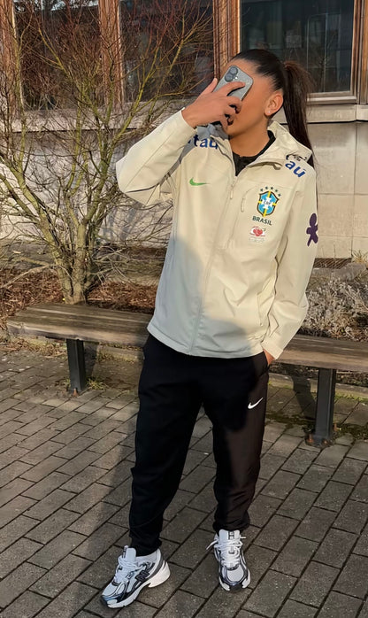 BRAZIL BEIGE WINDBREAKER