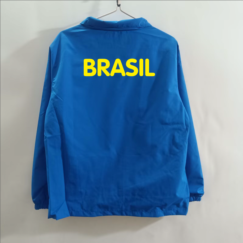 BLUE BRAZIL WINDBREAKER