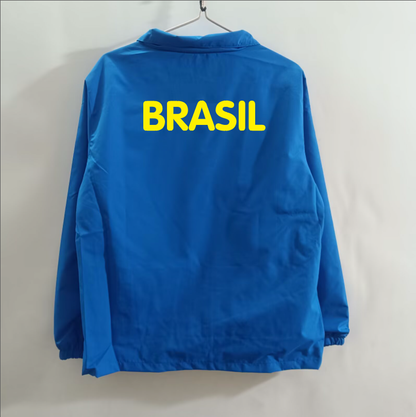 BLUE BRAZIL WINDBREAKER