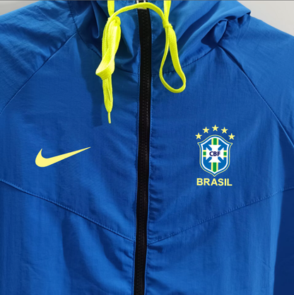 BLUE BRAZIL WINDBREAKER