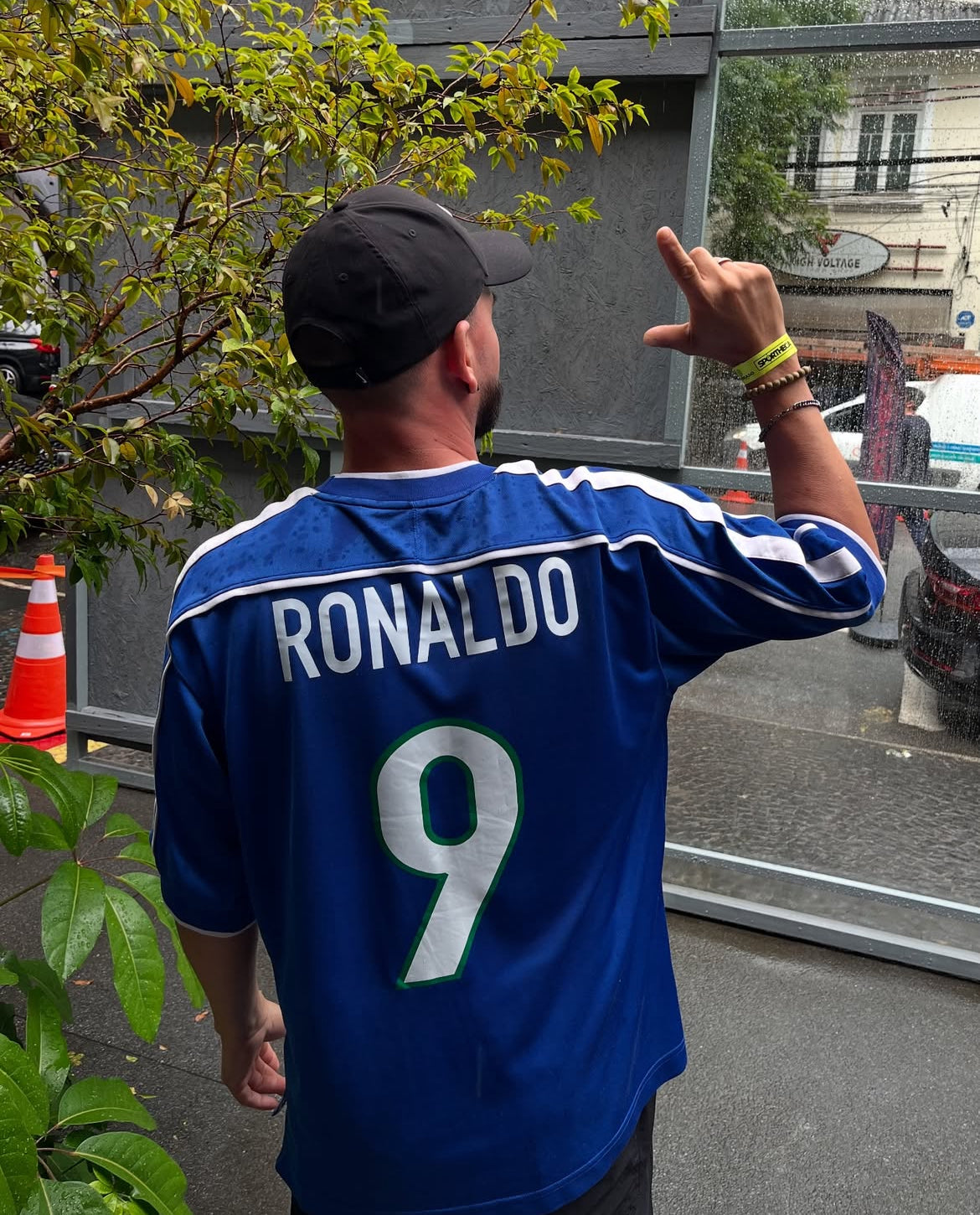 BRAZIL RONALDO BLUE JERSEY