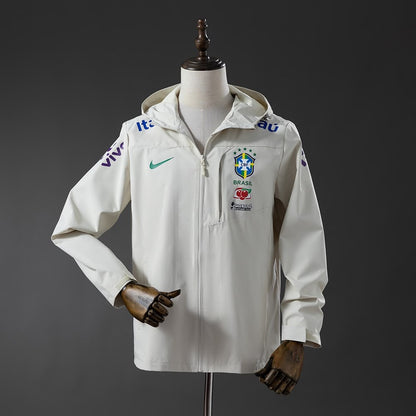 BRAZIL BEIGE WINDBREAKER