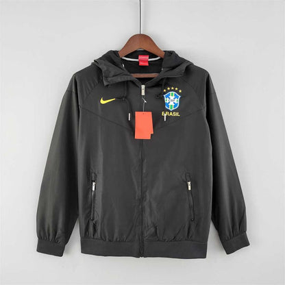 BRASILIEN SCHWARZE WINDBREAKER
