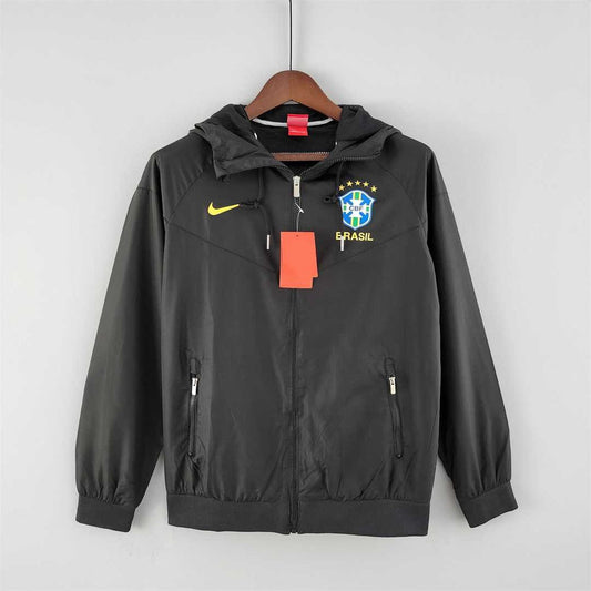 BRAZIL BLACK WINDBREAKER