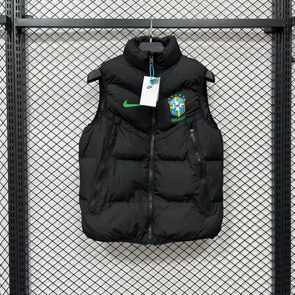 Brazilian national team sleeveless jacket