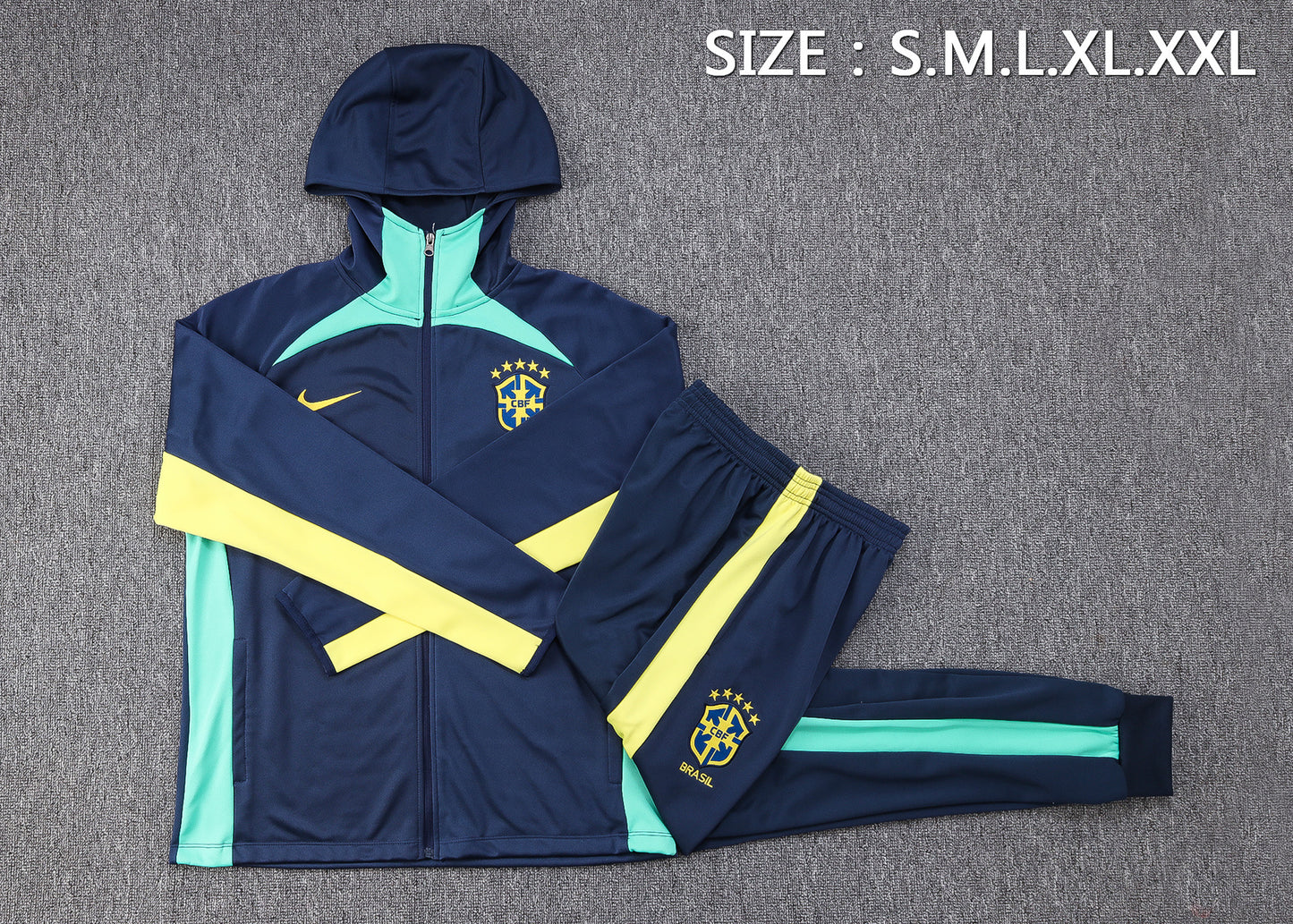 BRAZIL TRAINING SET JACKET AND TRAINING PANTS