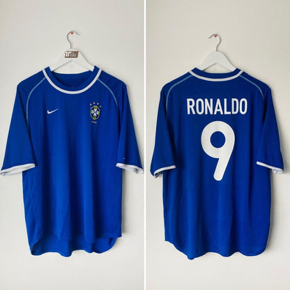 BRAZIL RONALDO BLUE JERSEY