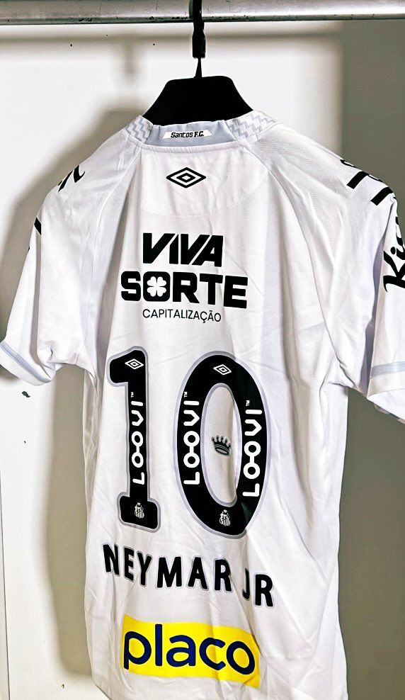 Neymar Jr - Santos FC Home 25/26 Men’s Jersey