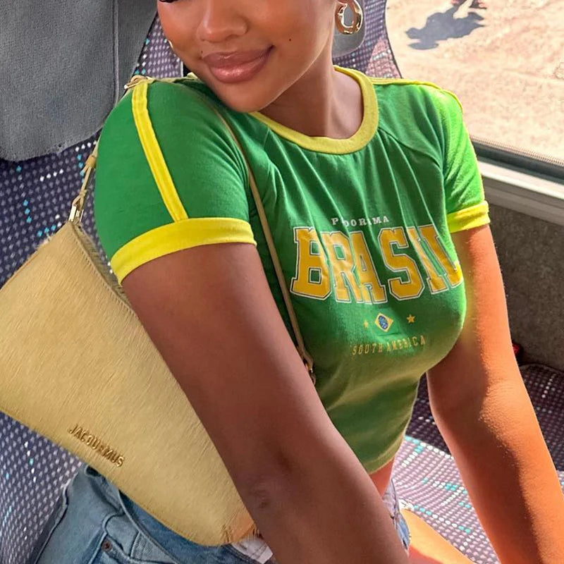 Brazil South america Retro T-shirt
