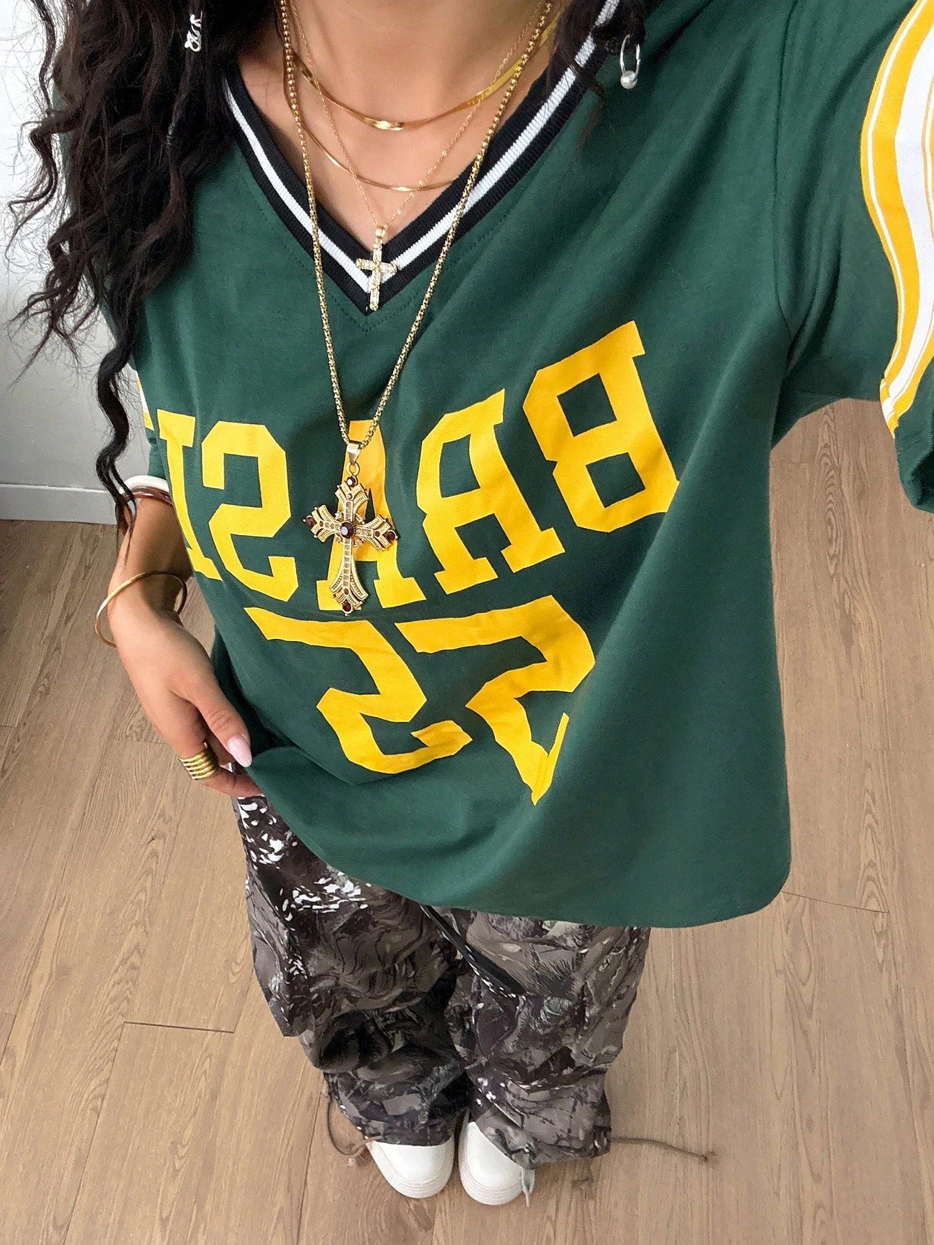 Brasil 55 Print T-Shirt American Football