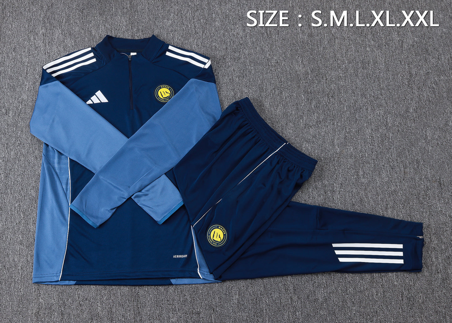 AL NASSR TRAINING SET JACKET AND TRAINING PANTS