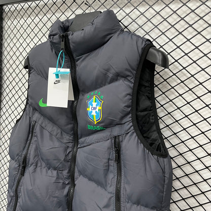 Brazilian national team sleeveless jacket