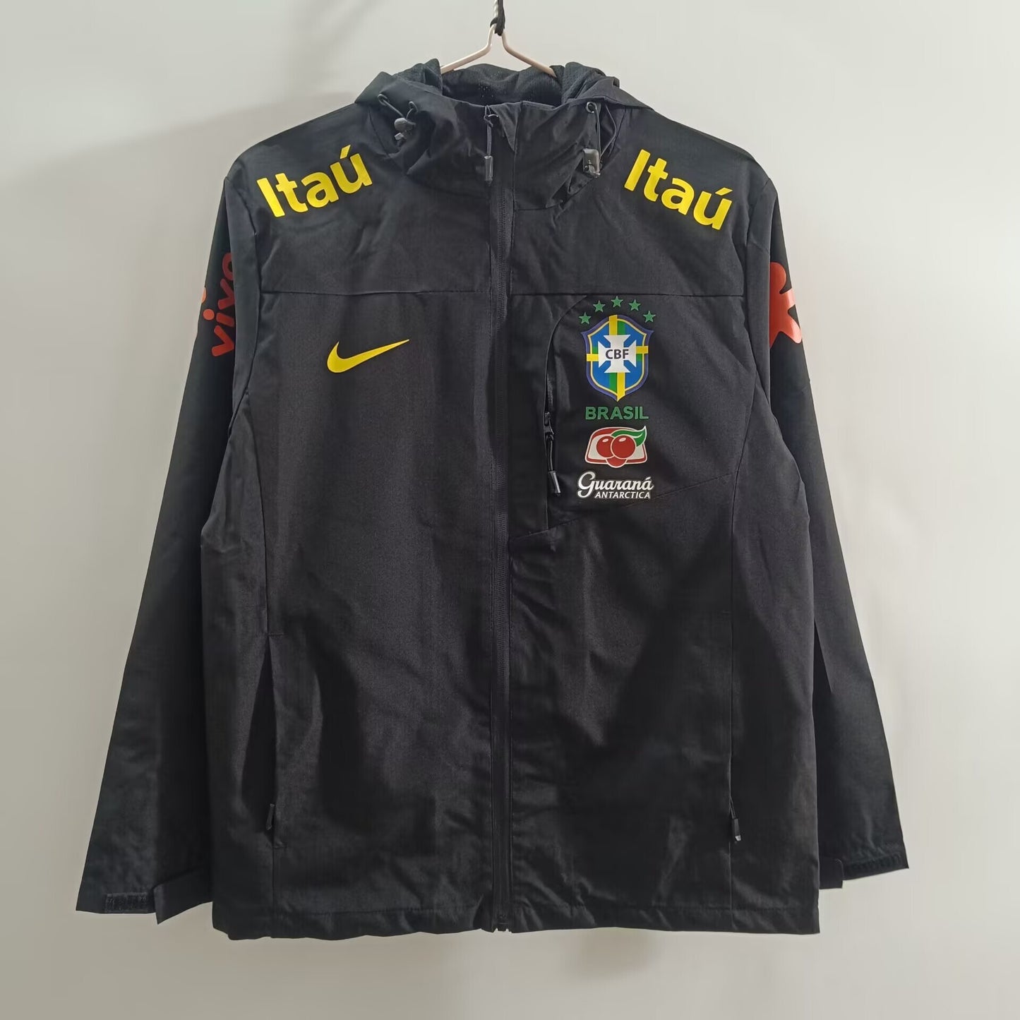 NEW BRAZIL BLACK WINDBREAKER