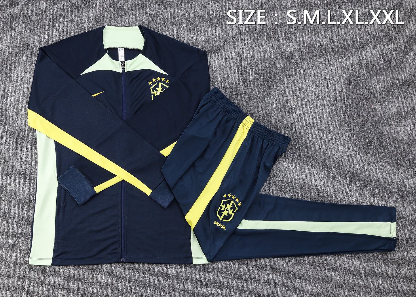 BRAZIL TRAINING SET JACKET AND TRAINING PANTS